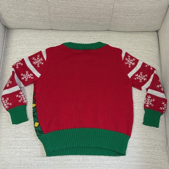 Peanuts Snoopy & Woodstock Christmas Sweater 18 Months - Picture 4 of 5